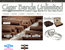 Tablet Screenshot of cigarbandsunlimited.com